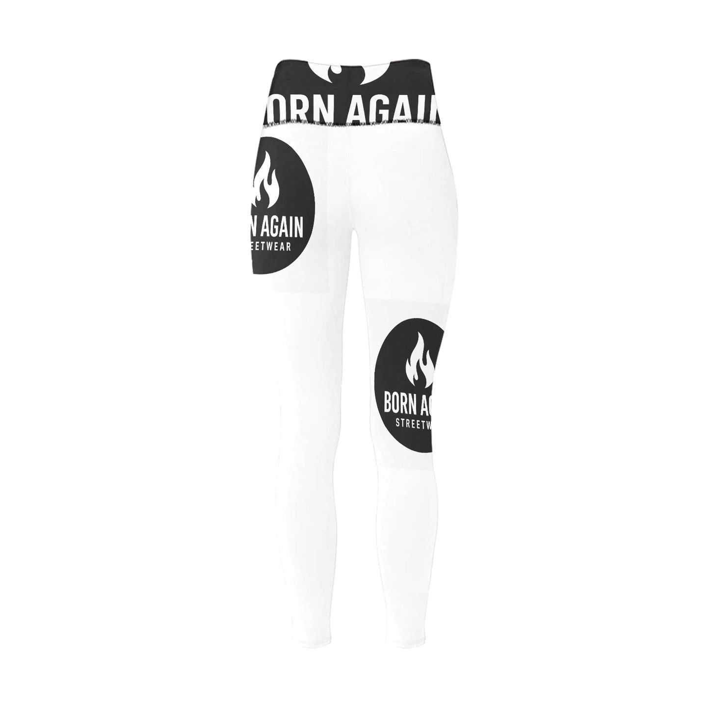 Born Again Women's High-Waisted Leggings (Model L36)