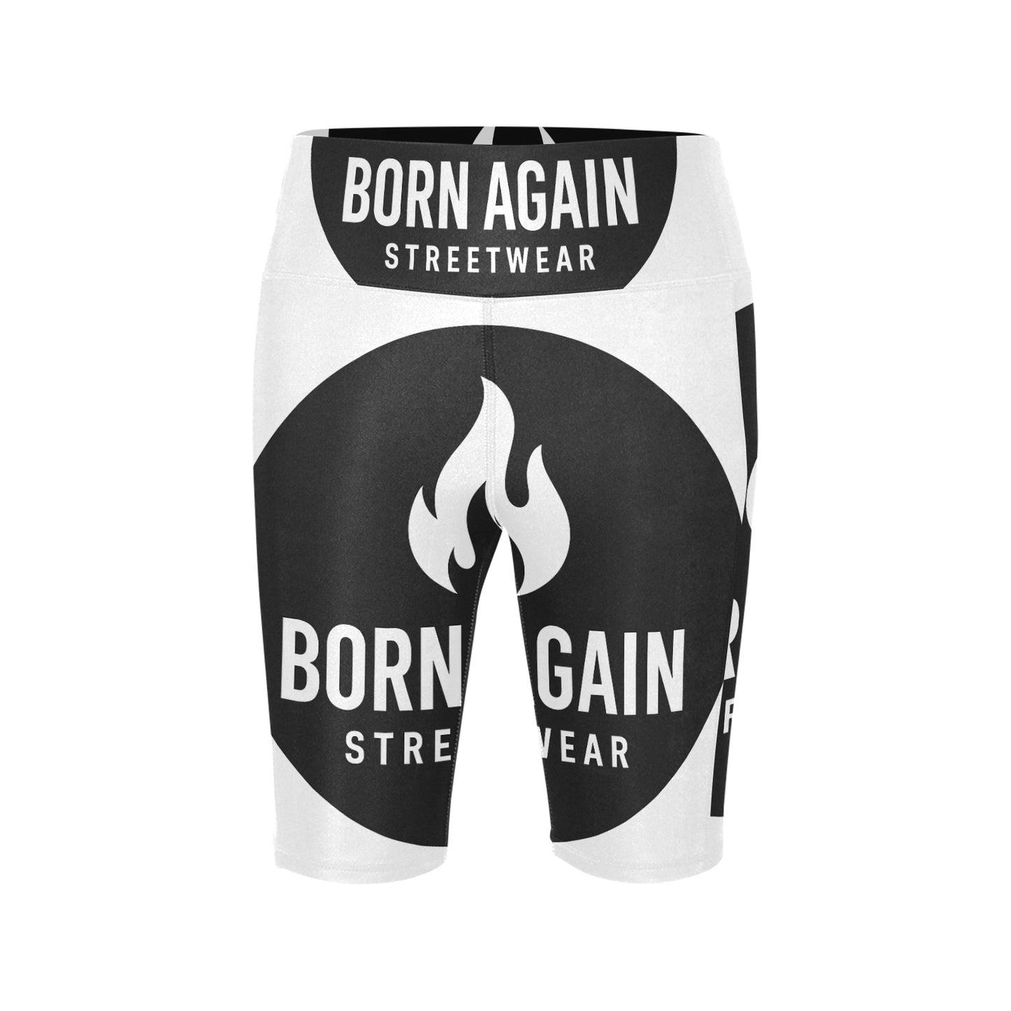 Born Again Women's Workout Half Tights(ModelL42)
