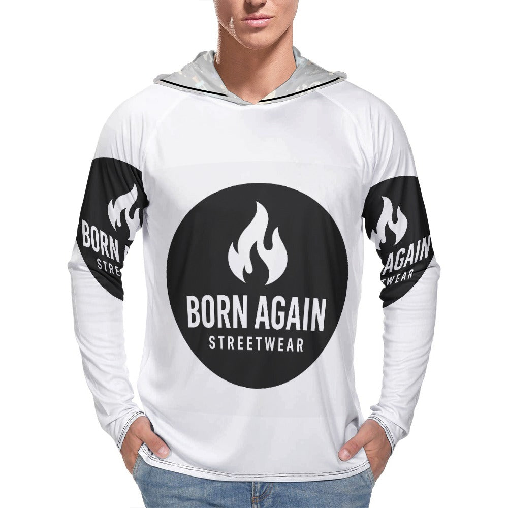 Born Again Sun Protection Hoodie Long Sleeve (Men's)