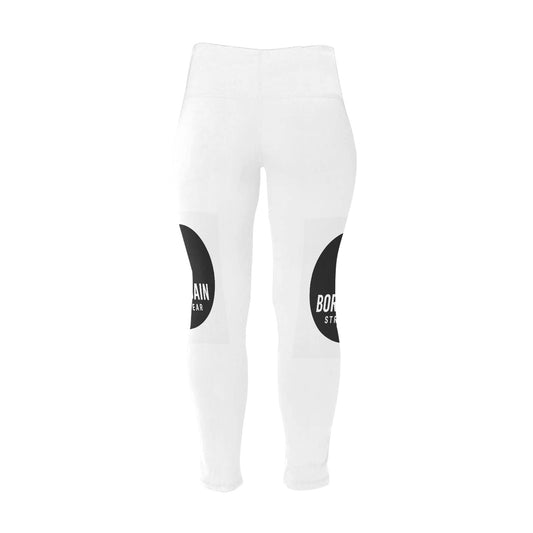 Born Again Women's High Waist Leggings(Plus Size)(ModelL45)