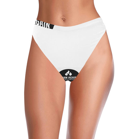 Born Again High-Waisted High-Cut Bikini Bottom (S07)