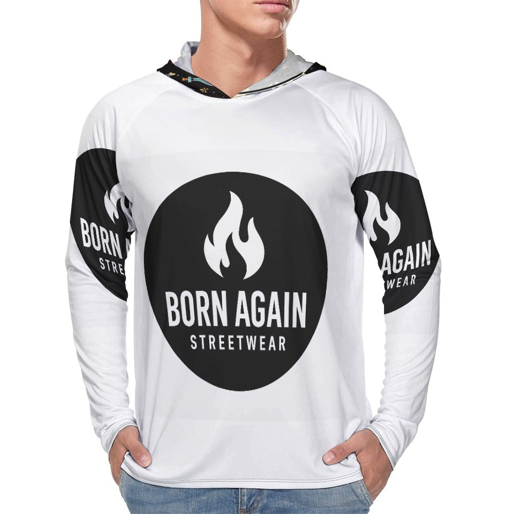Born Again Sun Protection Hoodie Long Sleeve (Men's)