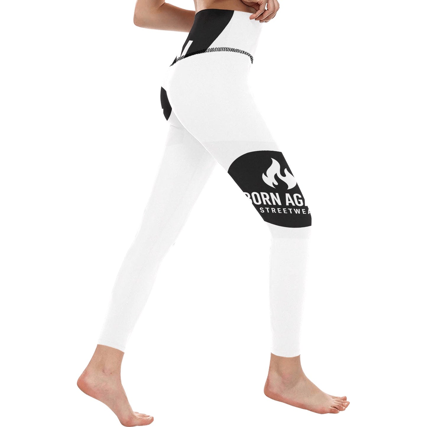 Born Again Women's High-Waisted Leggings (Model L36)