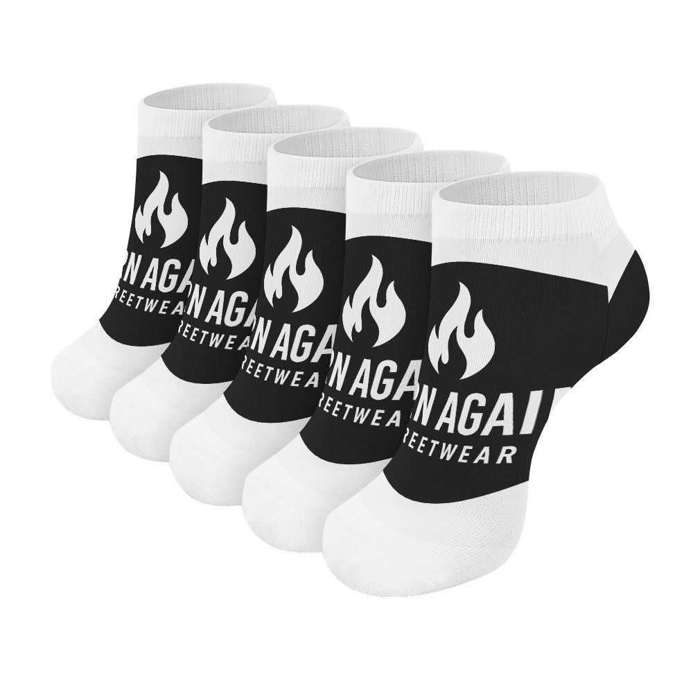 Born Again Comfortable Pattern Socks (5 Pairs Of The Same Picture)